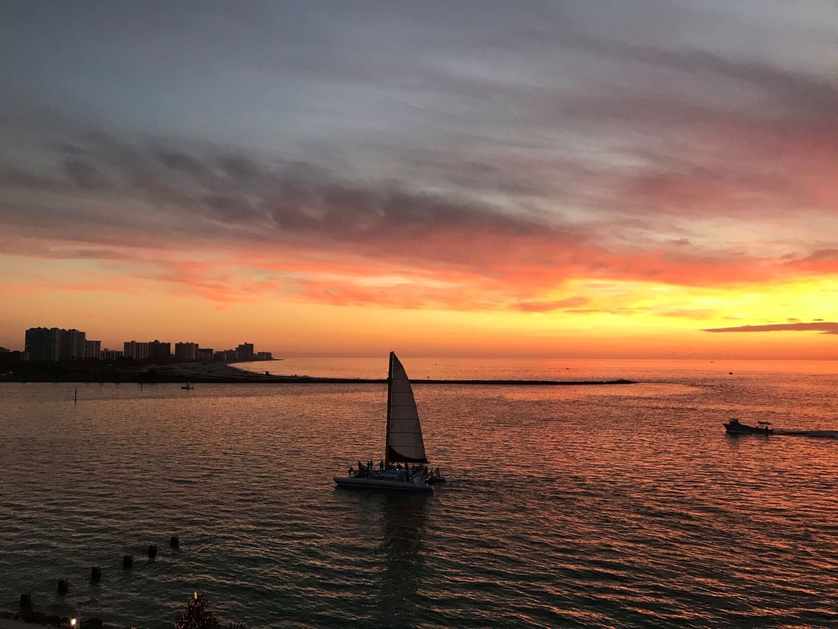 Sailing away